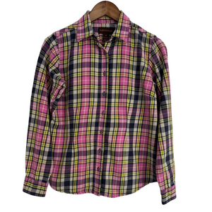 Lincoln Outfitters Women’s Pink Plaid Flannel Size Medium